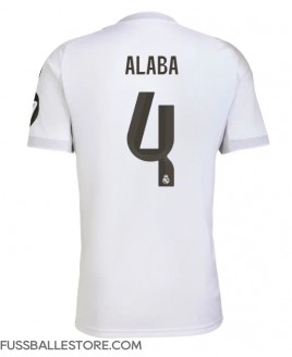 Günstige Real Madrid David Alaba #4 Heimtrikot 2025-26 Kurzarm